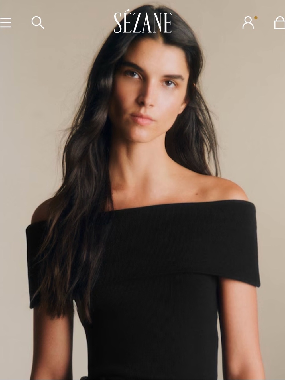 Sezane Jared Top - Black
